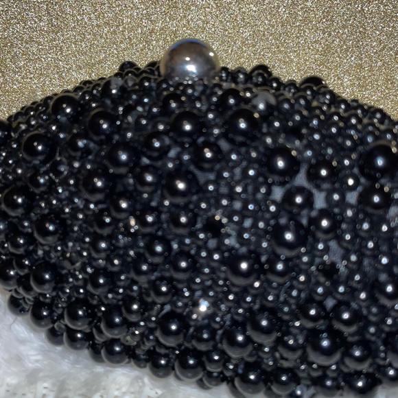 Sondra Robert Black Beaded Clutch - Picture 4 of 4
